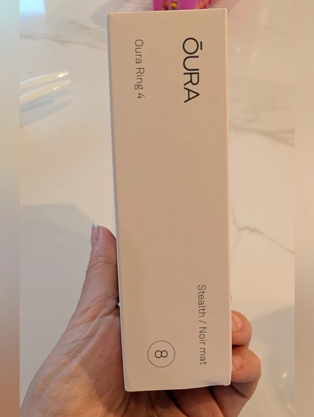 Brand new sealed never opened!OURA Ring 4 Size: 8 Color: Sleath/Black